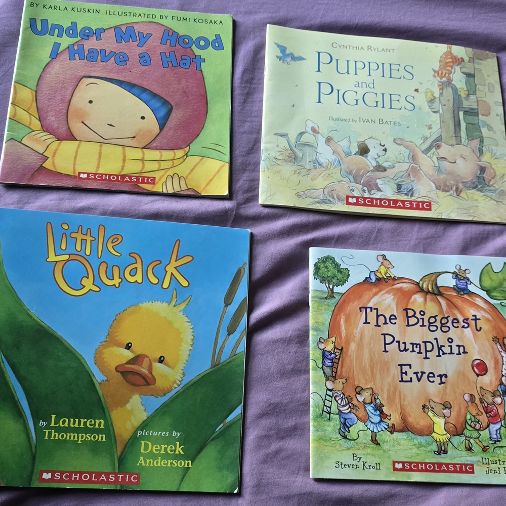 Set of 4 Children's Books by Scholastic